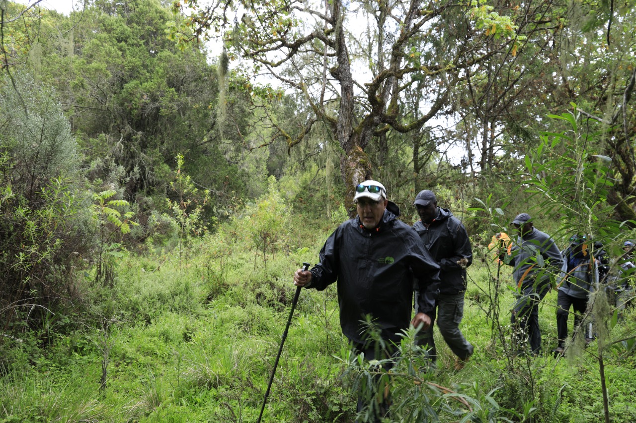 Balala climbs Mt Kenya in a bid to raise awareness on adventure tourism