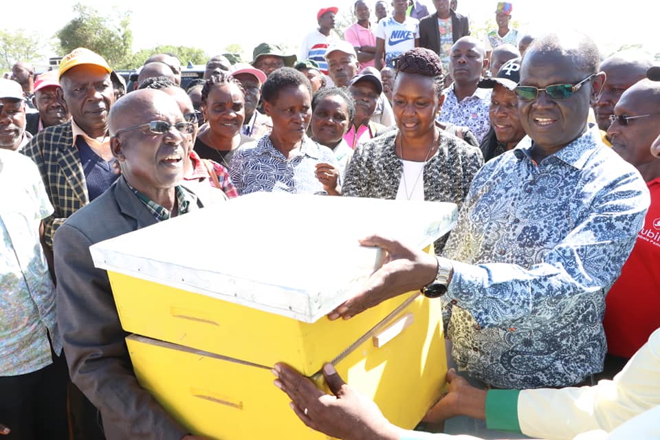 Meru distributes beehives worth Sh3million to help keep elephants at bay