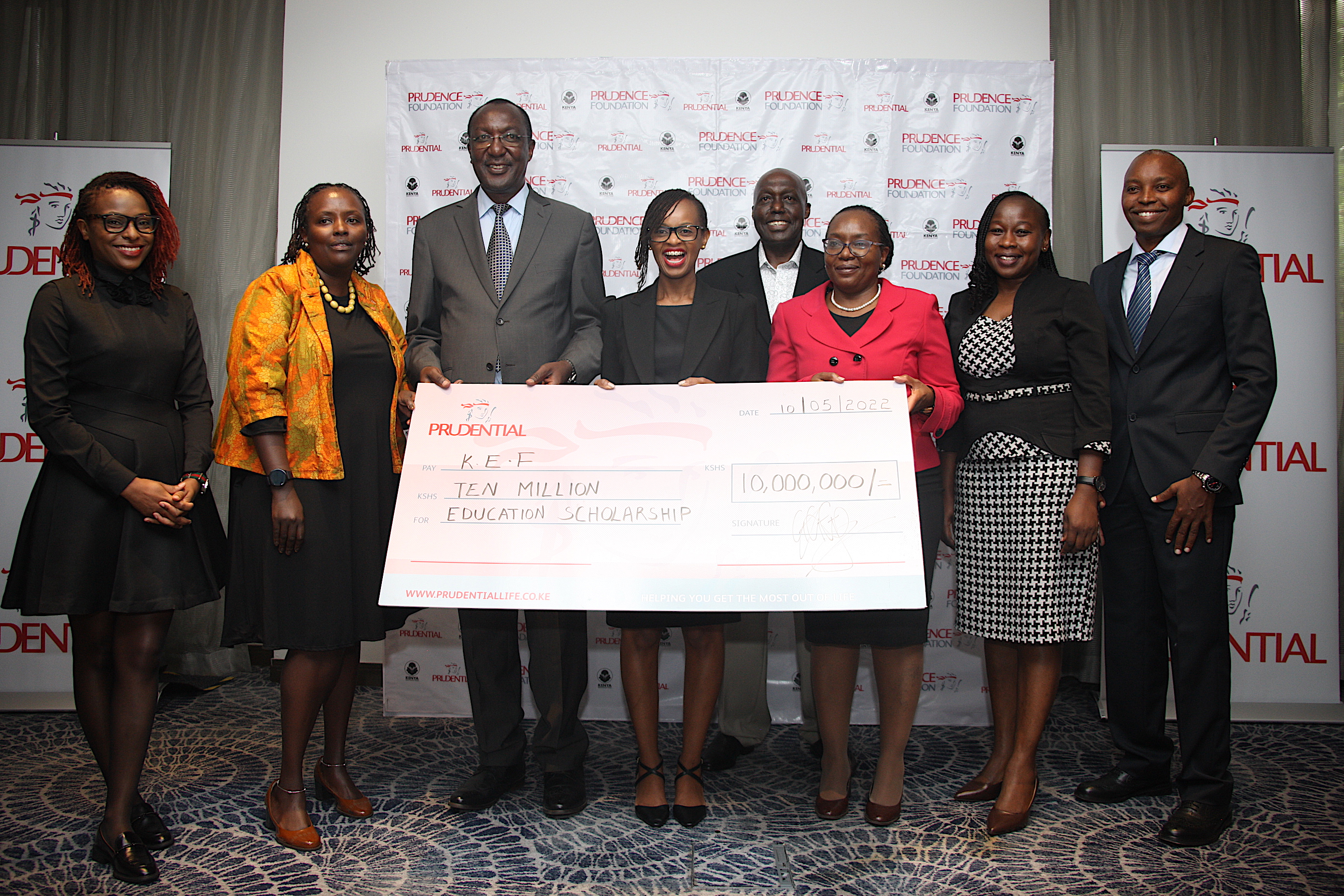 Prudential Kenya signs Sh10mn deal to provide free education for 85 students