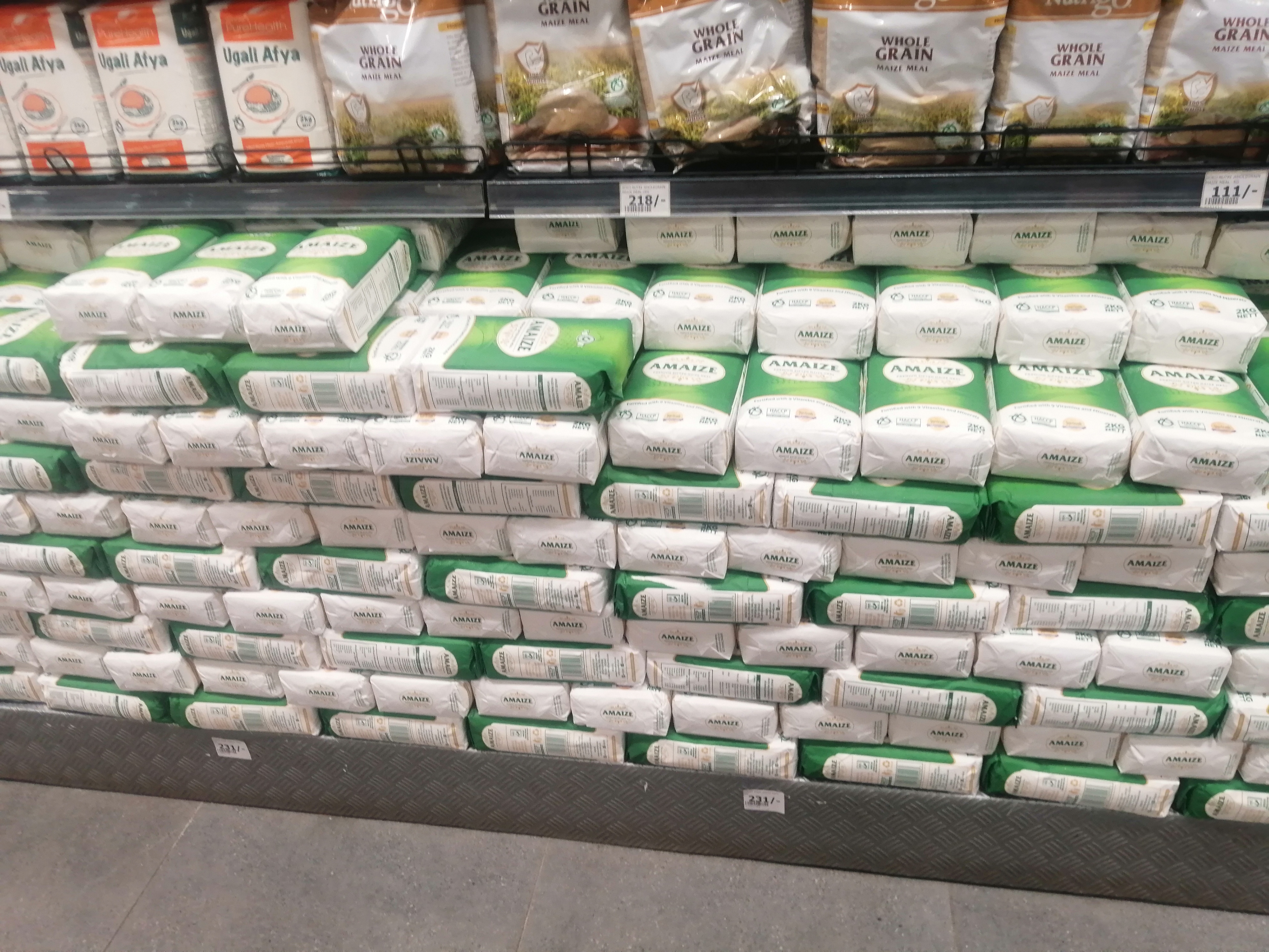 Unga is back in some supermarkets, but at its original price
