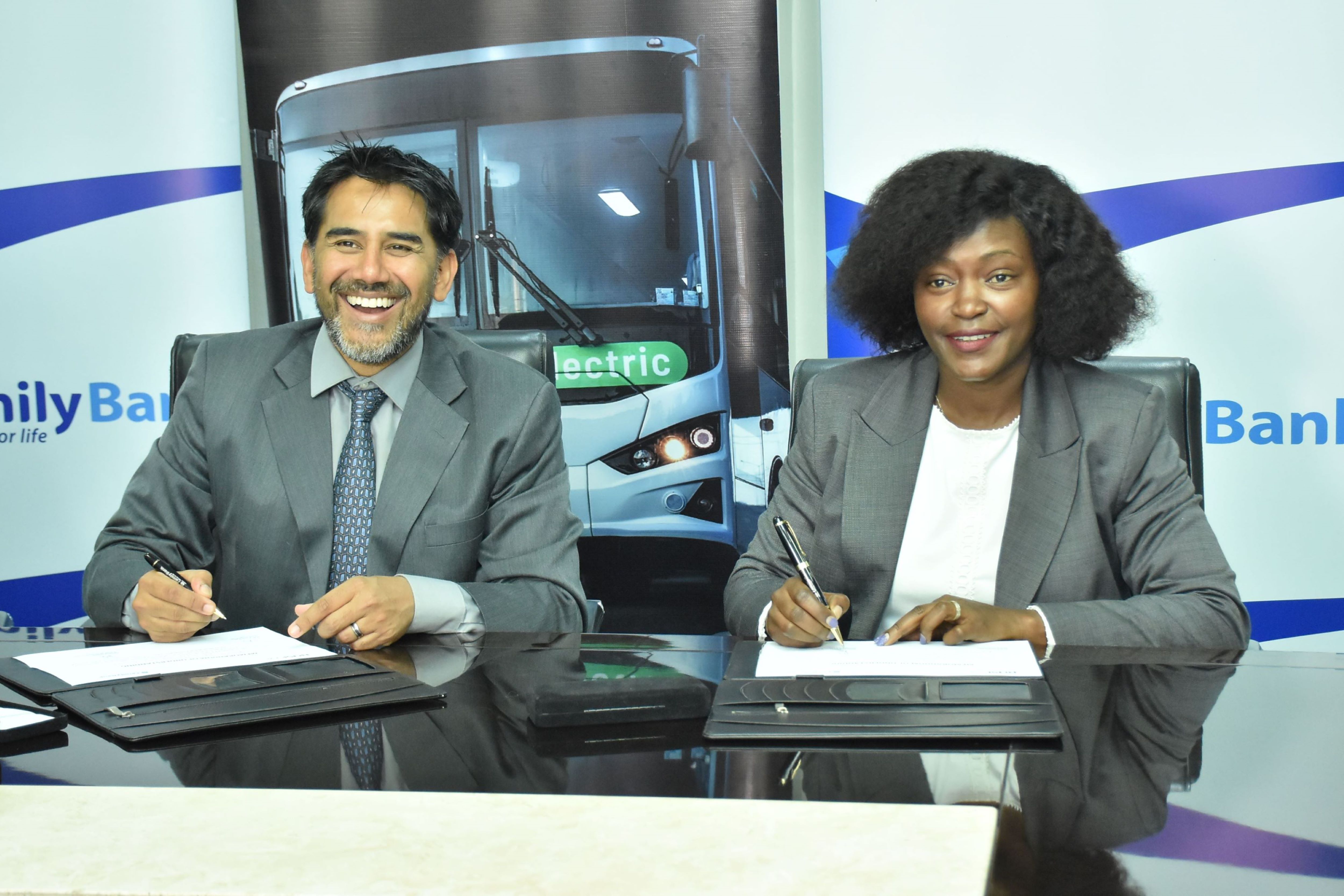 Family Bank and BasiGo ink electric bus financing deal