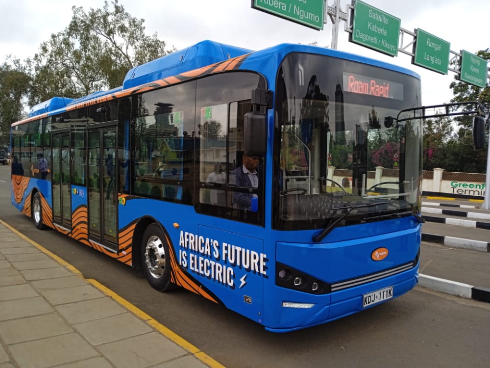 ROAM unveils first mass transit electric bus in Nairobi