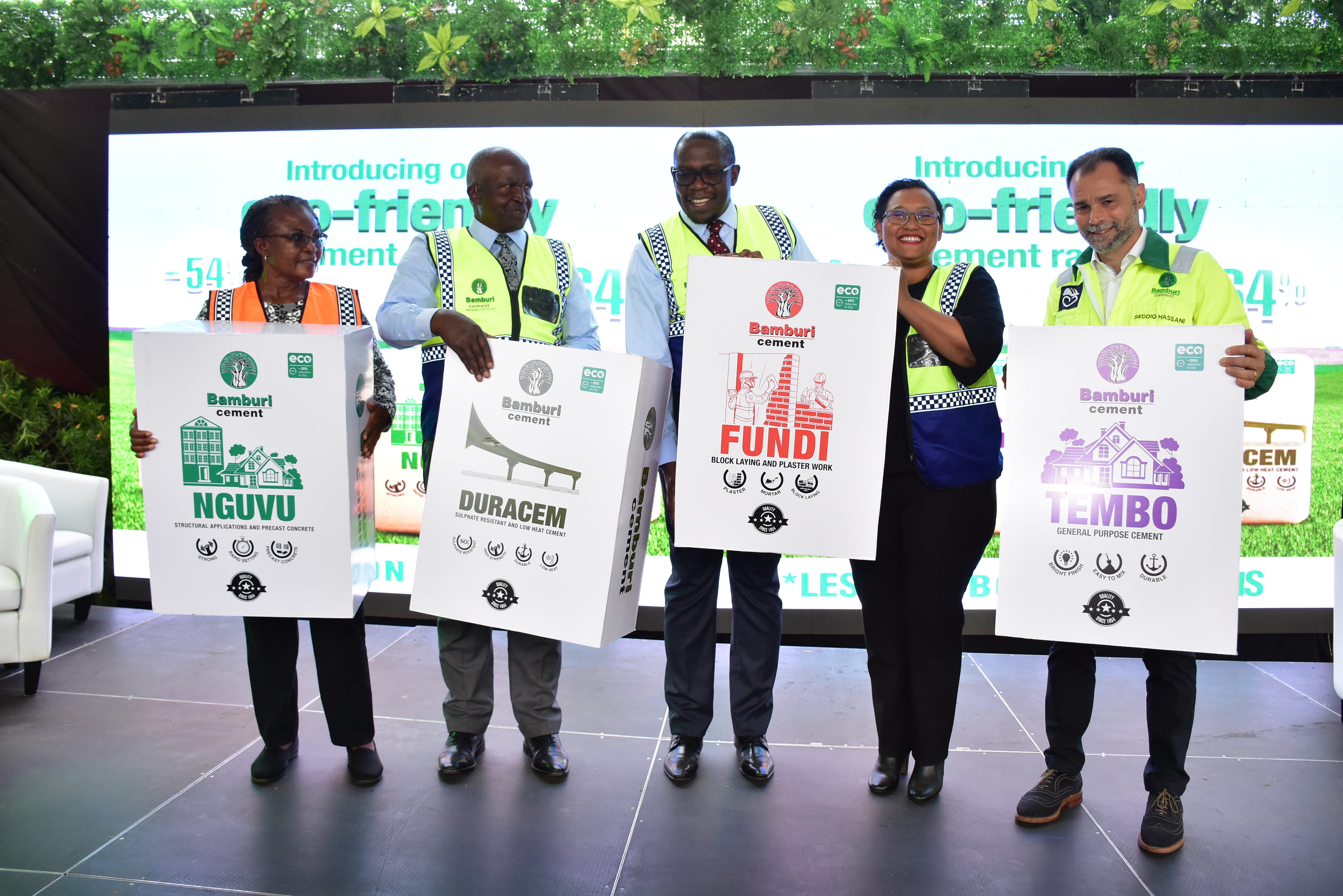 Bamburi Cement unveils Eco-Labeled products expediting its net zero journey