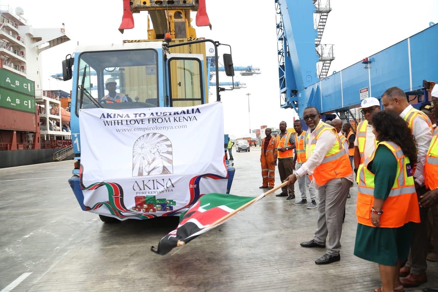 Kenya exports its first consignment of value-added tea to Australia