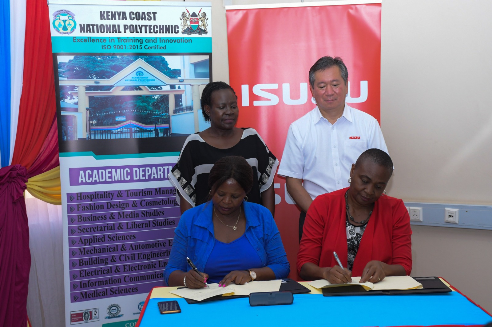 Isuzu East Africa, Kenya Coast National Polytechnic (KCNP) to Bolster Skills Development
