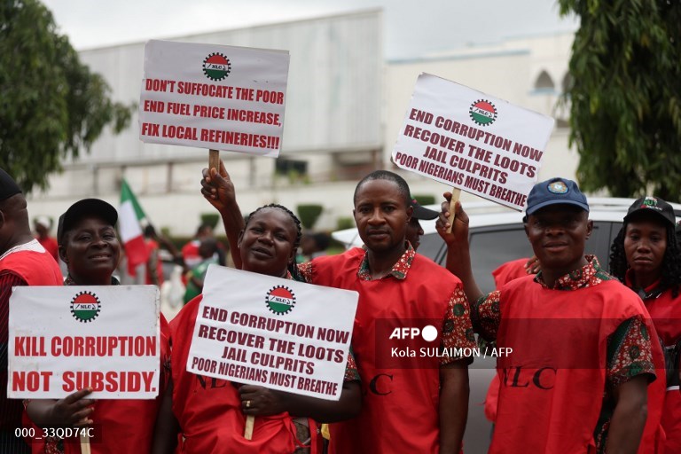 Nigerian workers rally over rising cost of living crisis