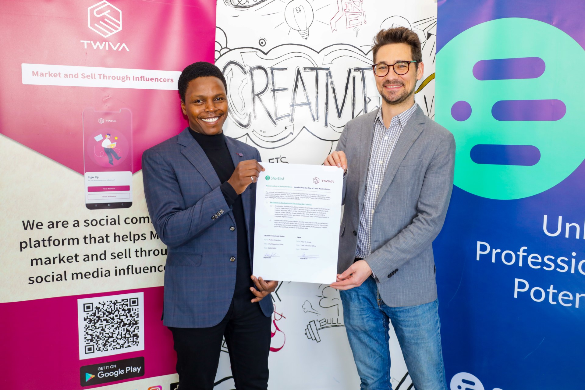 Twiva, Shortlist to help content creators acquire interest-free devices on loans