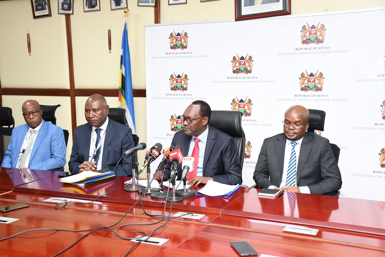 Pending bills committee to submit report to the National Treasury