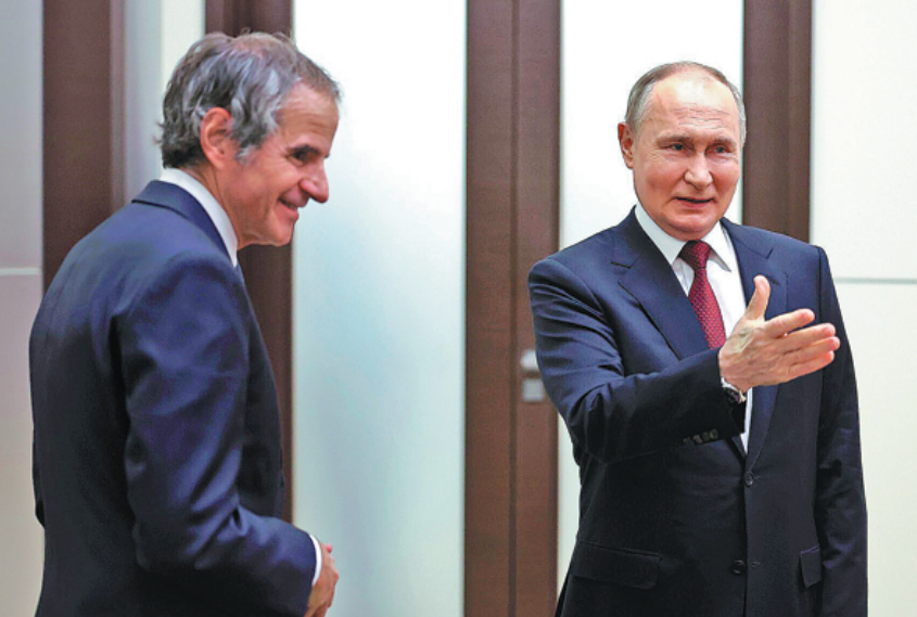IAEA chief meets Putin over nuclear safety