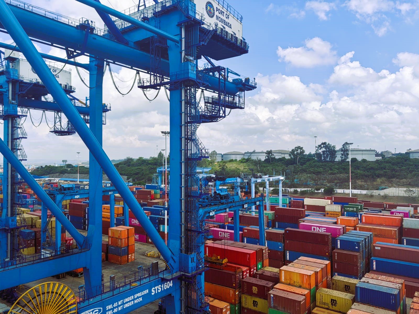 Mombasa Port sees an increase in transshipment cargo