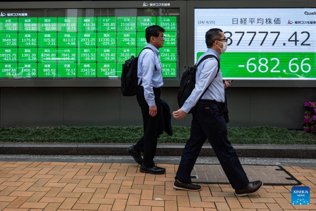 Global stocks slide as Trump tariffs hit markets