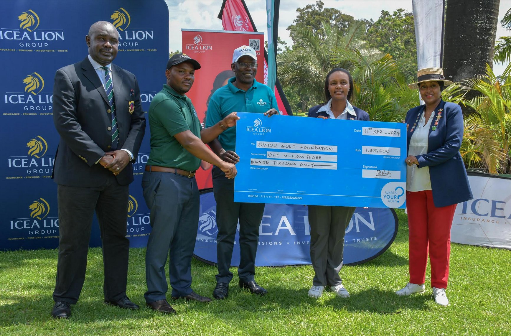 ICEA LION Trust partners with the Junior Golf Foundation Club