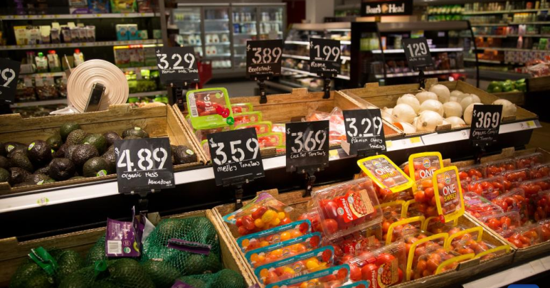 Lower clothing and food prices help inflation fall by more than expected