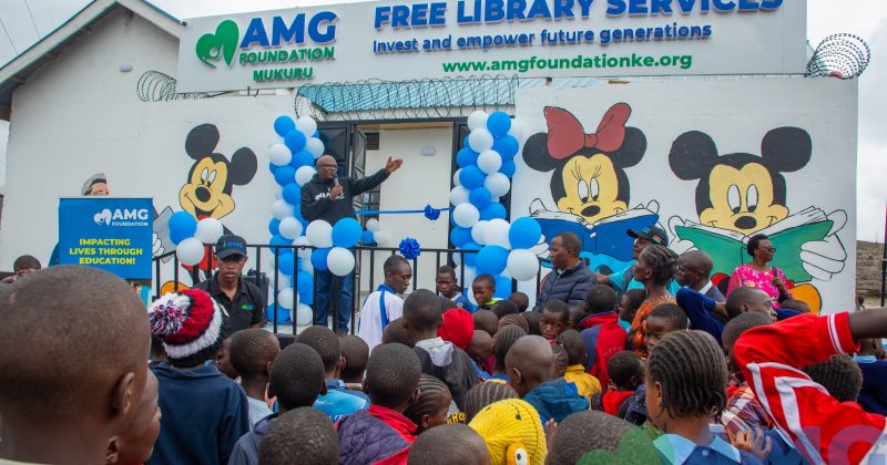AMG Foundation opens community library in Mukuru Kwa Njenga