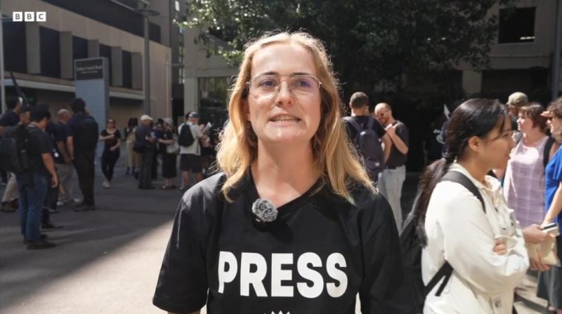 Journalists at Australia’s national broadcaster strike for first time in 20 years