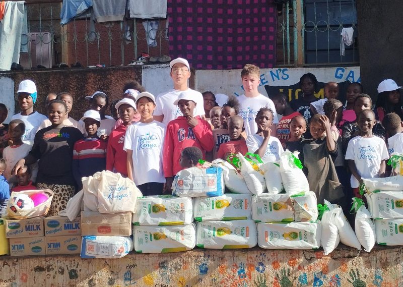 Foreign teens bring joy to Nairobi children’s home with donations