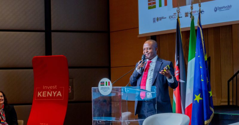 Kenya Courts Italian Investors in Rome to Boost Strategic Investments