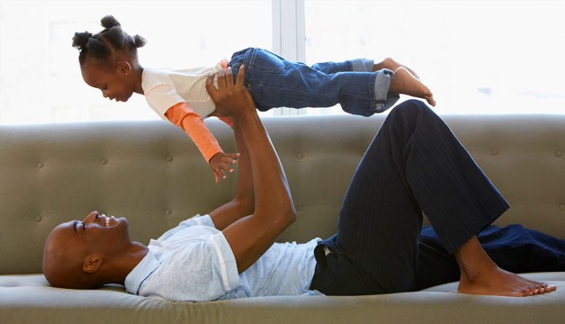 father with daughter
