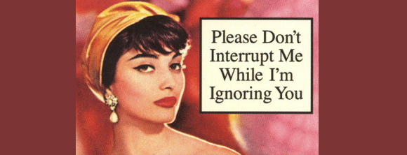 ignore