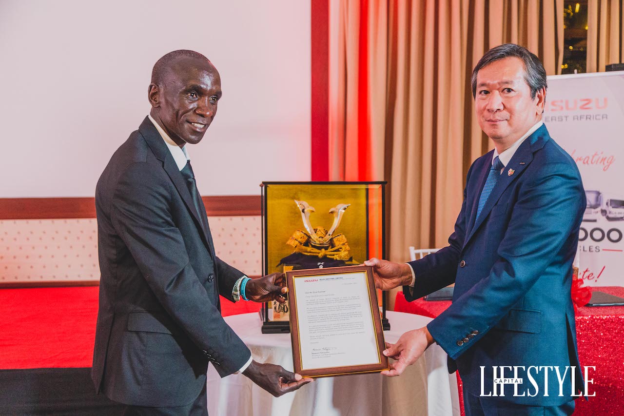 Isuzu Motors Japan Honors Eliud Kipchoge With Highest Samurai Warrior Award