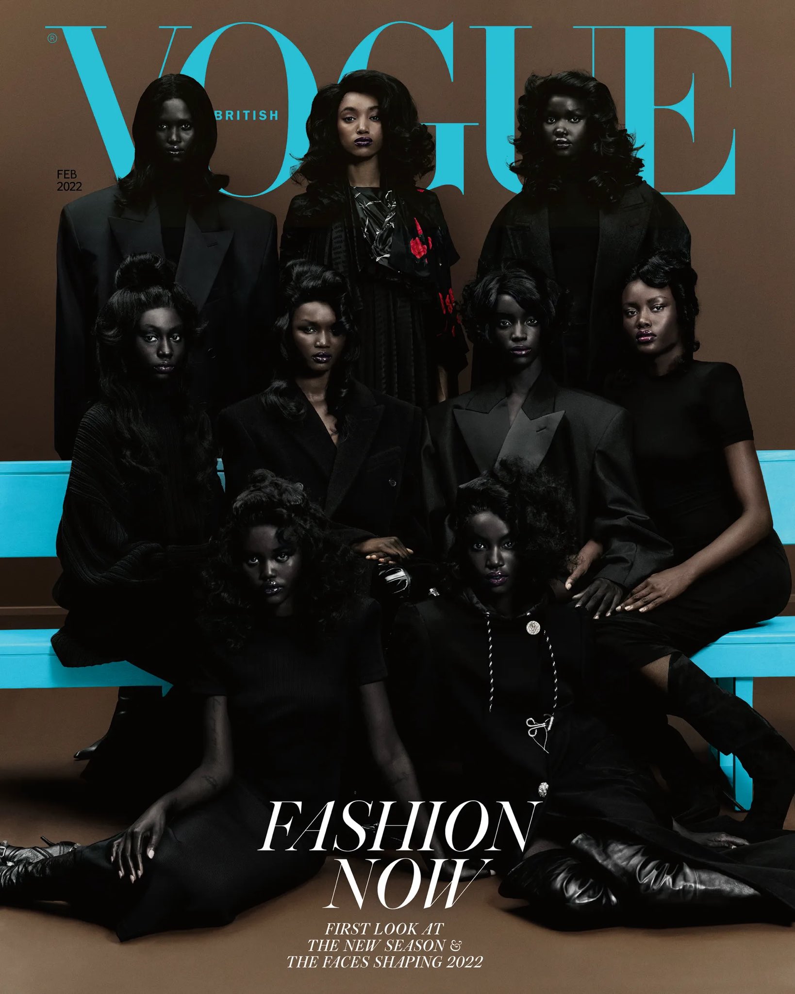 Black Beauty or Black Fetish?  9 Black African Models on the cover of a British Magazine