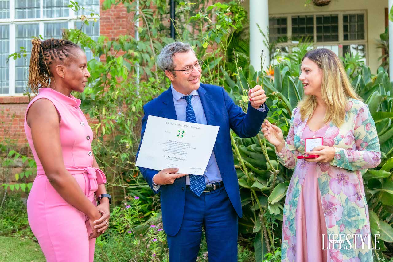 Embassy of Italy in Kenya Awards The Order of the Star of Italy To Wangu Kanja