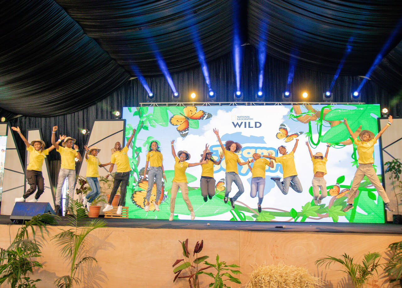The Kids from Across Africa Featuring in National Geographic’s Kids Programme, Team Sayari