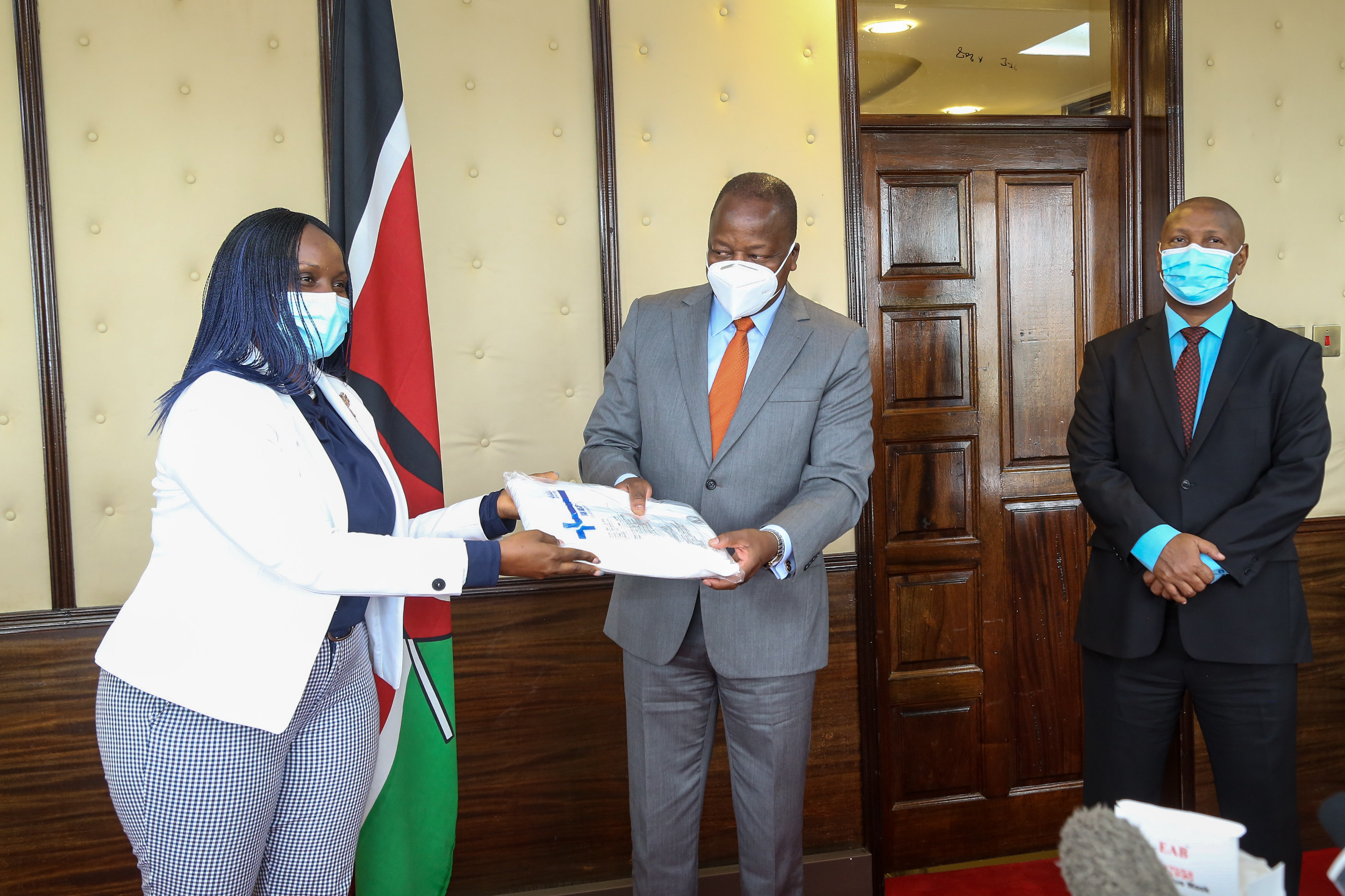 Multichoice Kenya donates personal protective Equipment worth Sh2.3m to MoH