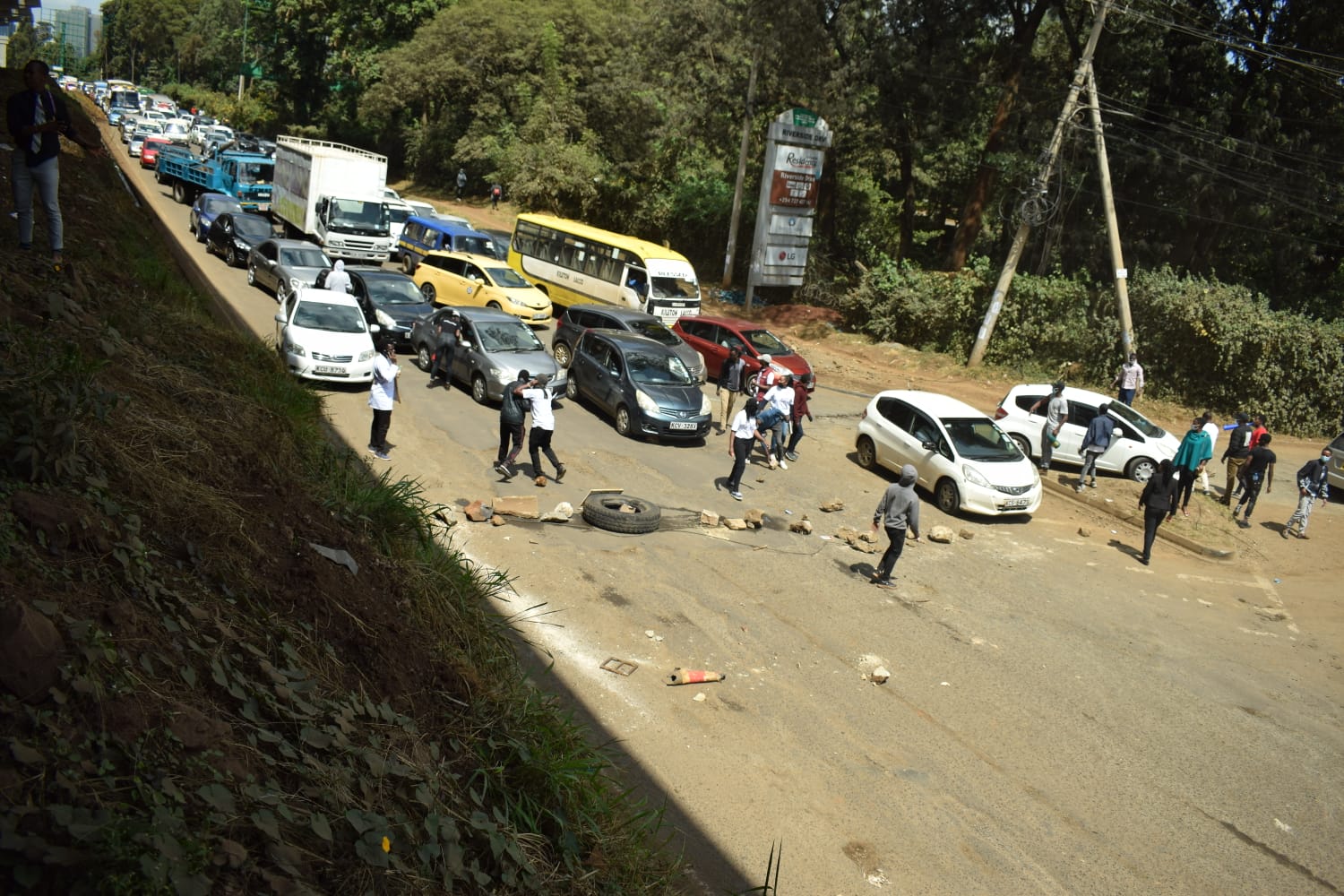 Uon students on the rampage over fee hike plans