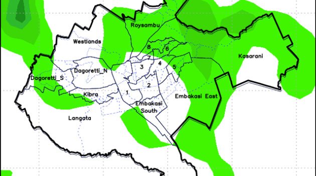 Light to moderate rainfall expected in parts of Nairobi – Met Department