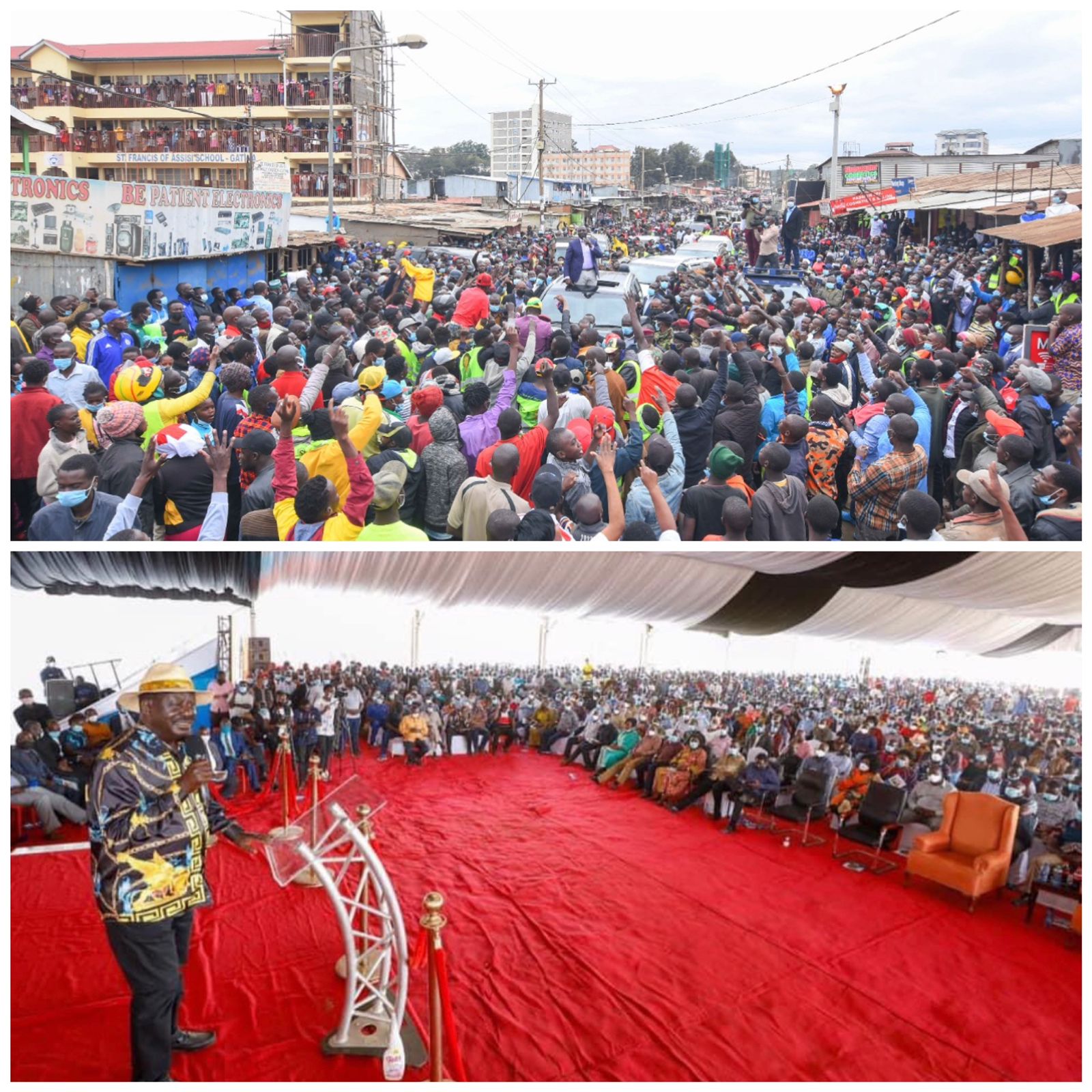 The DP on a Mission; Raila has been to the mountain top and wants to take us to the promised land