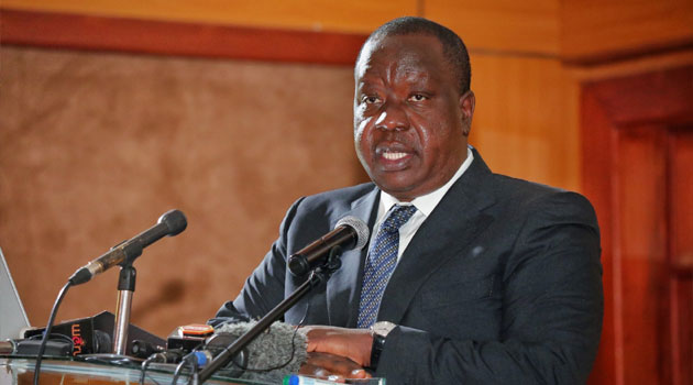 Matiangi urges national administration officials to be vigilant ahead of 2022 polls