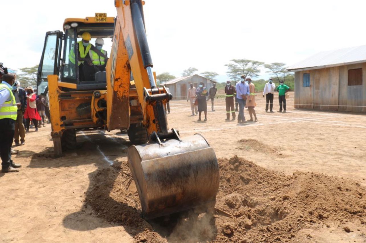 Reconstruction begins for school destroyed by floods in Baringo
