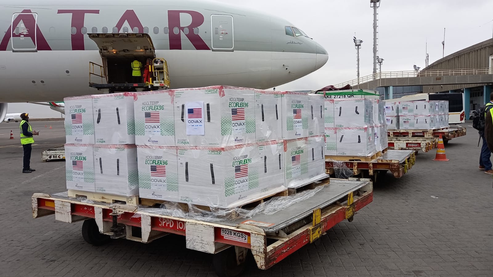 Kenya receives 880,320 more Moderna vaccine doses from the US
