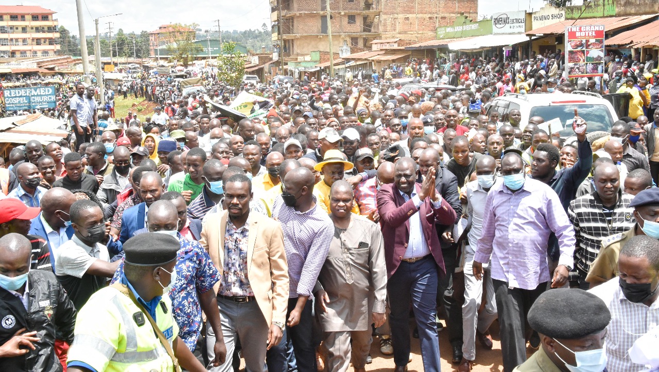Ruto takes his 2022 vote hunting mission to Kisii