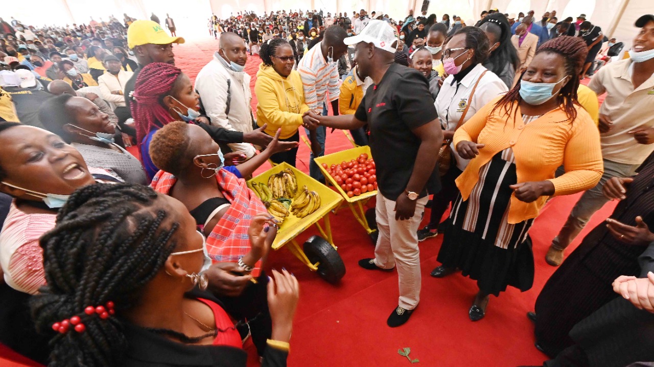Ruto says 2022 is between Hustler Nation and System’s project