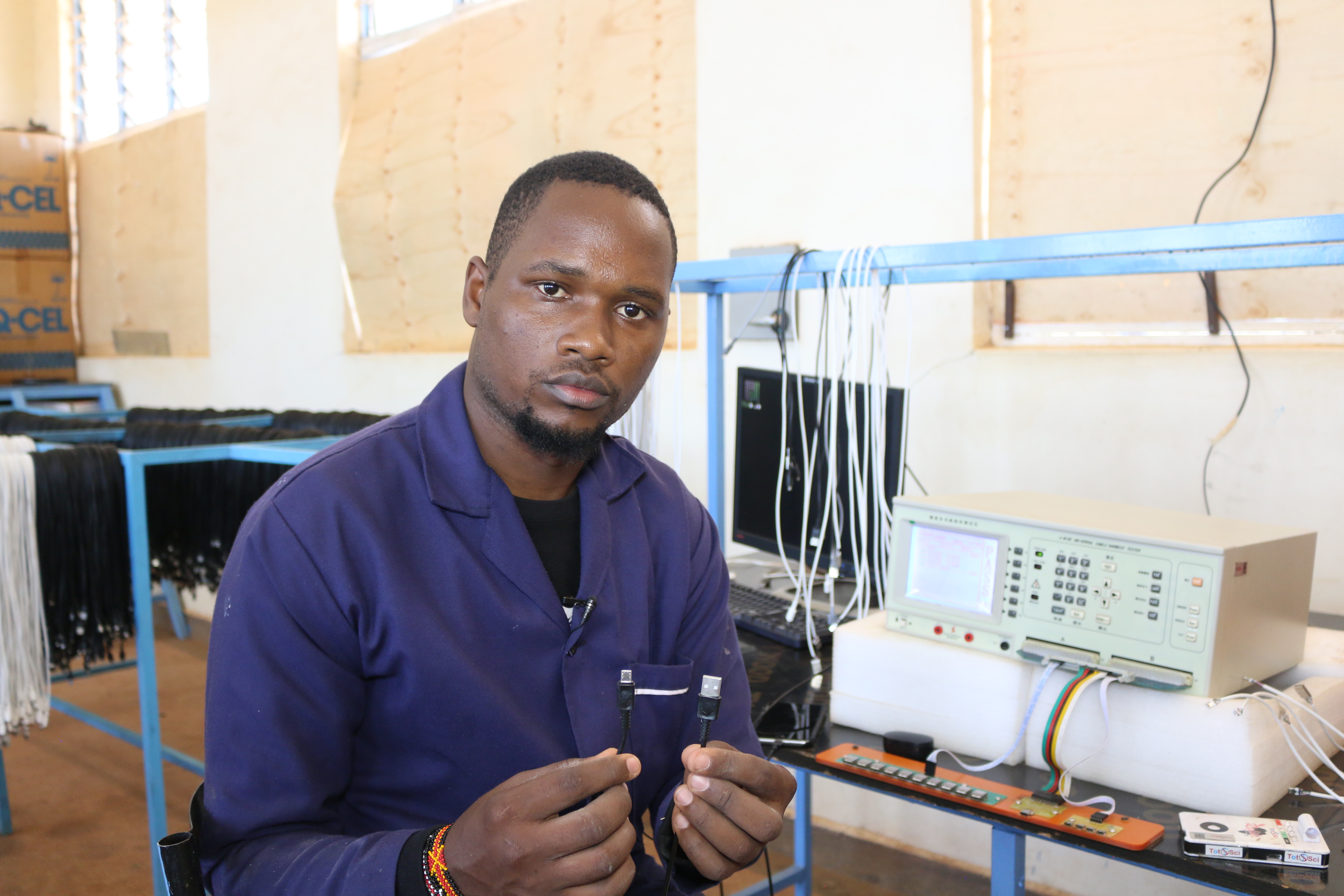 How 28-year-old man opened the only USB manufacturing company in Kenya after COVID shut his business