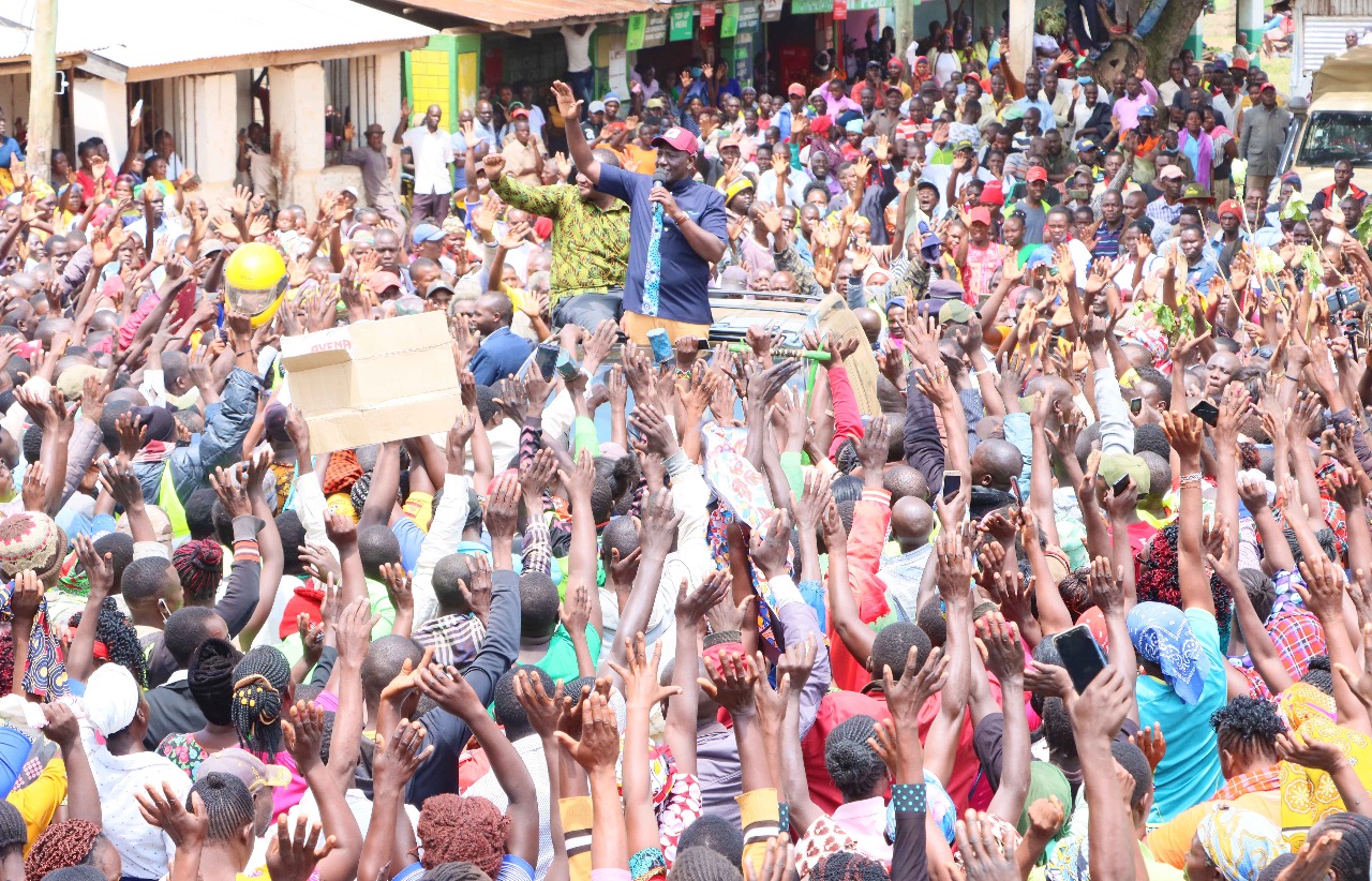 Ruto rallies Kenyans to reject tribal politics