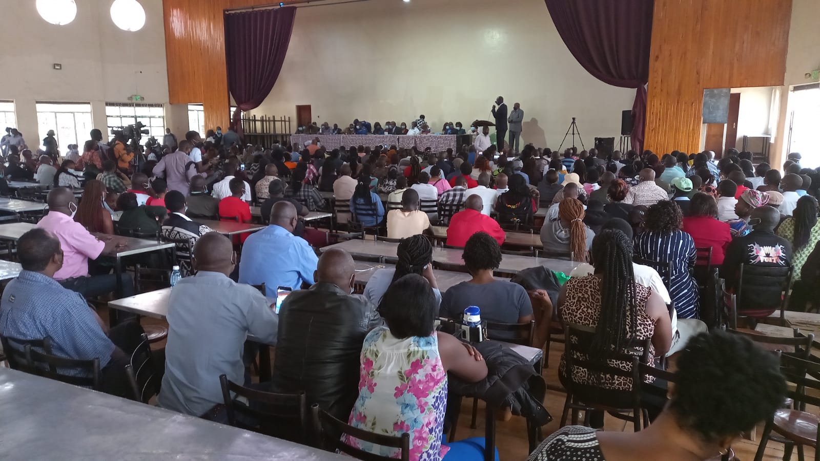 Buru Buru Girls school closed after night fire; parents allowed to take their children home