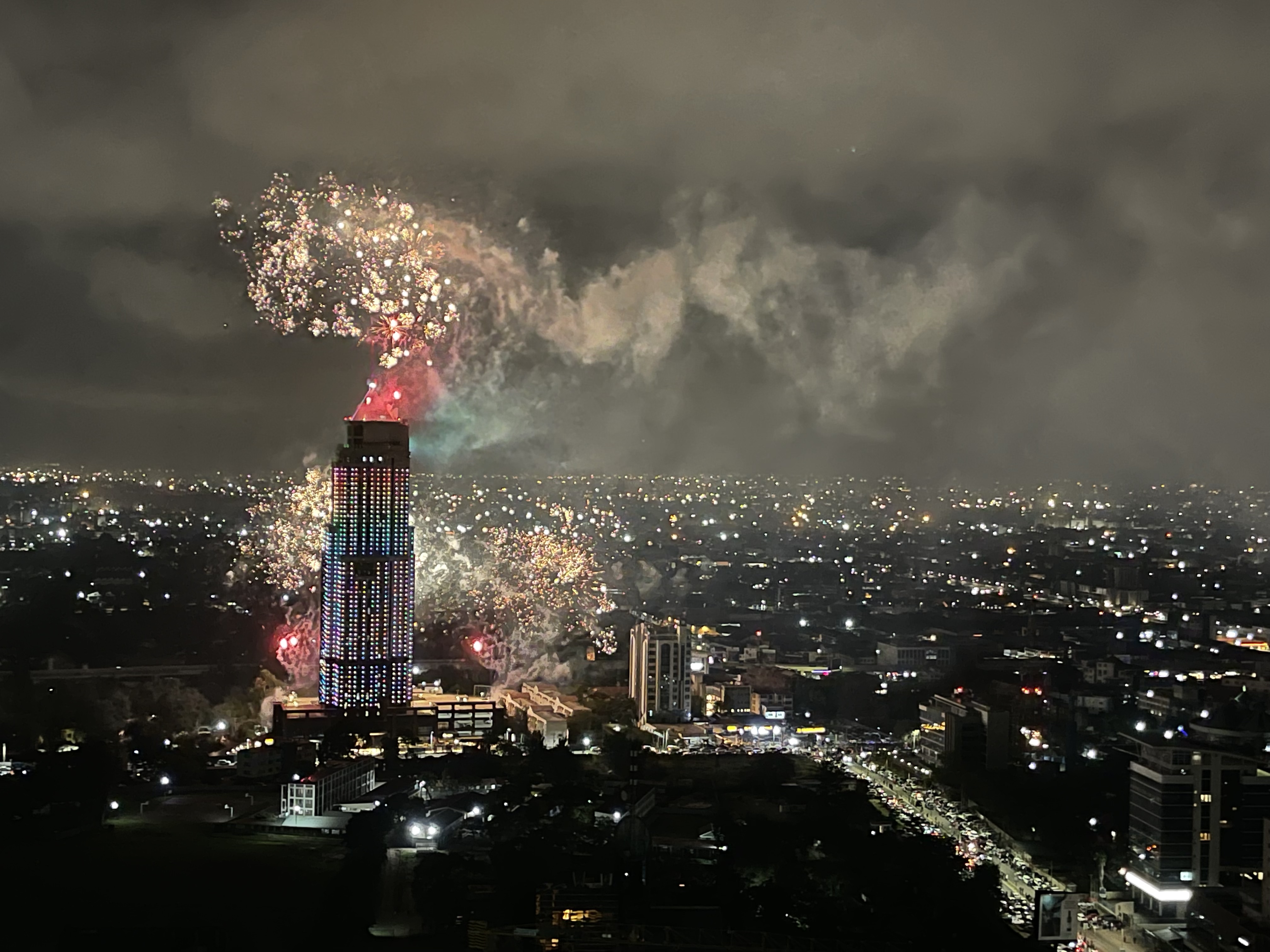 Fireworks as Nairobi ushers in New Year 2022