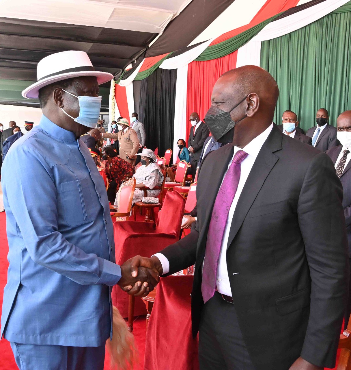Brave Ruto drops Kazi ni Kazi slogan at Jamhuri Day celebrations