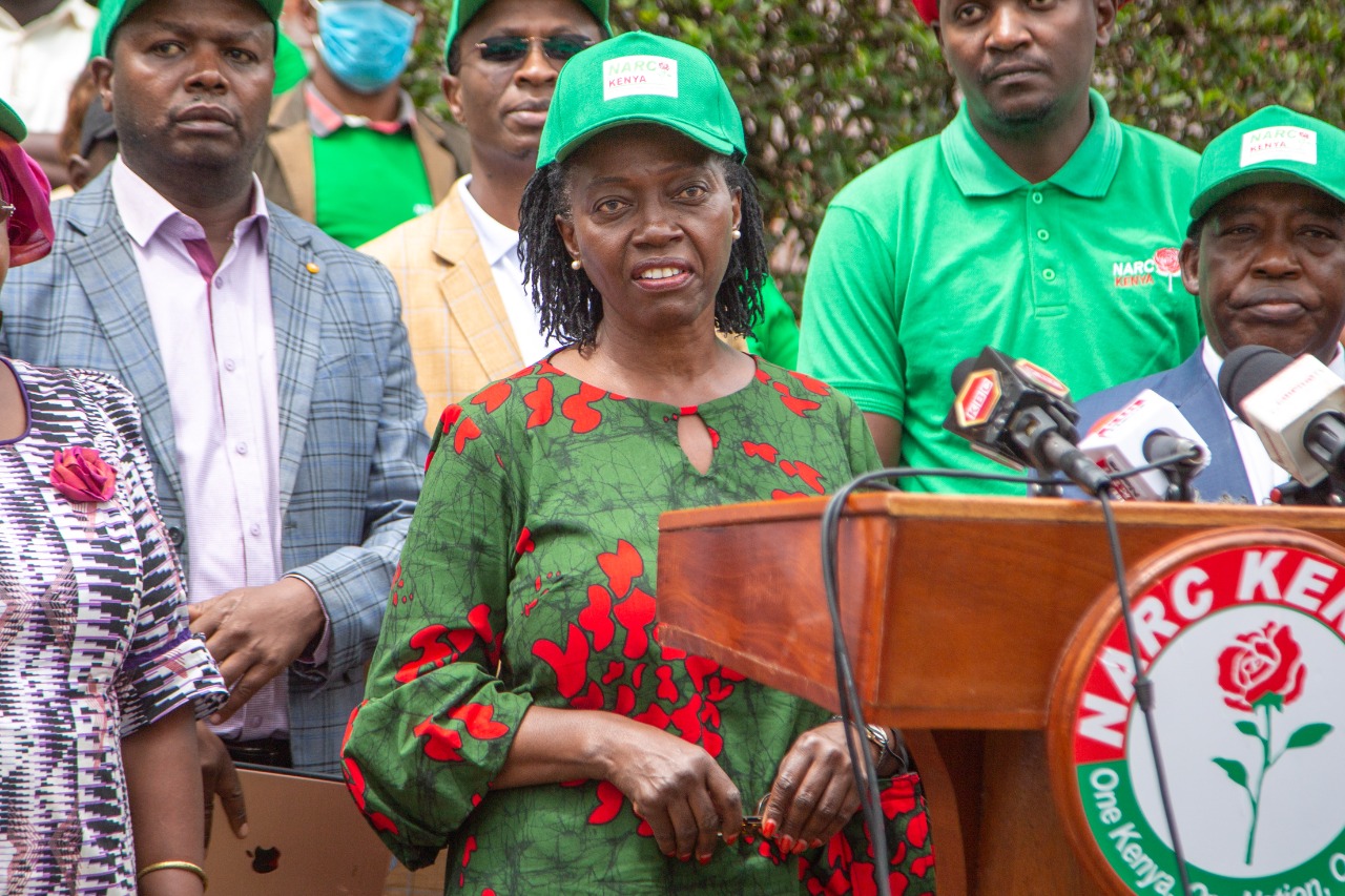Karua fingers IEBC for locking out parties in election preparedness