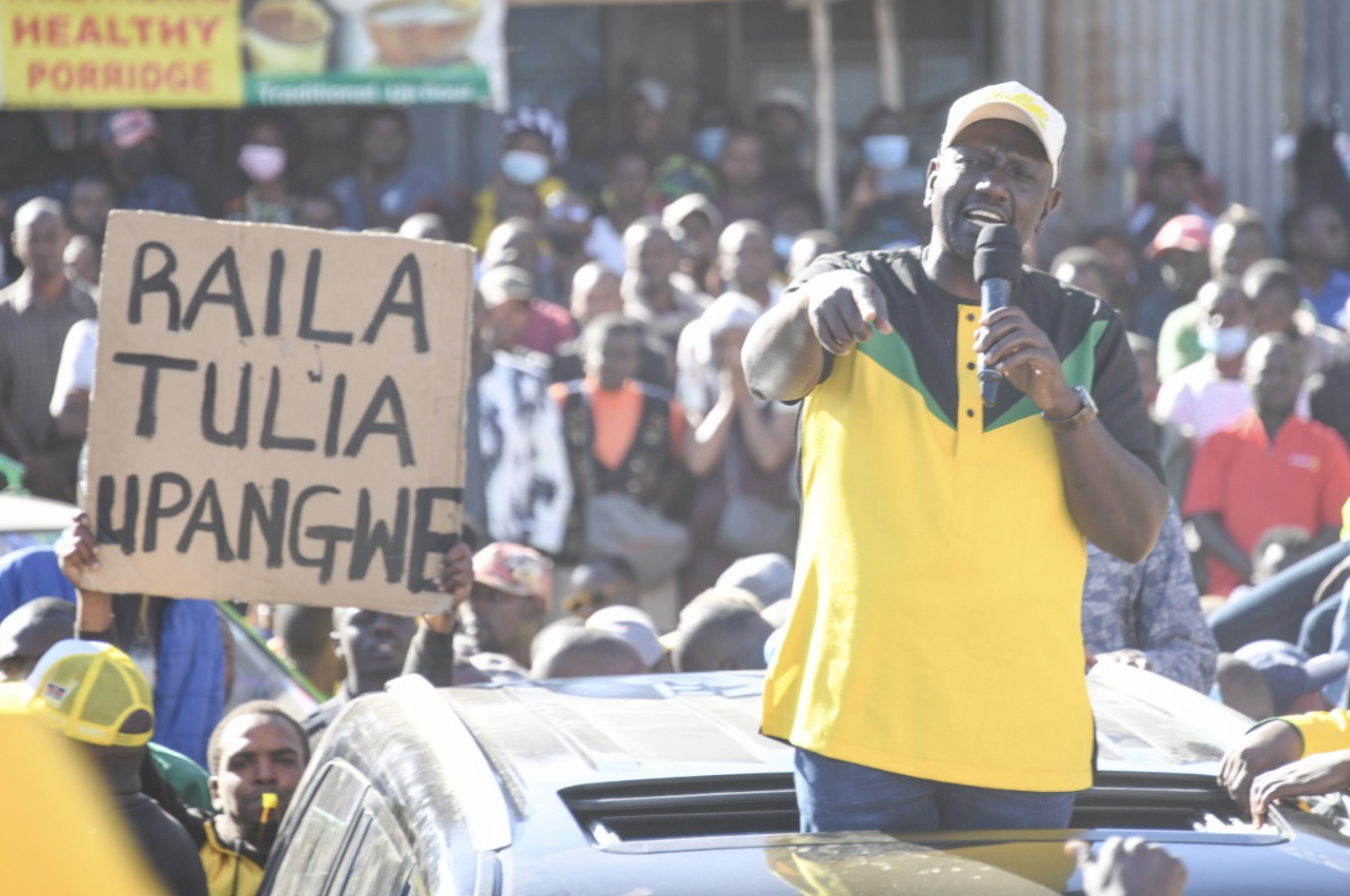 Ruto to Opponents: stop intimidating the hustler nation