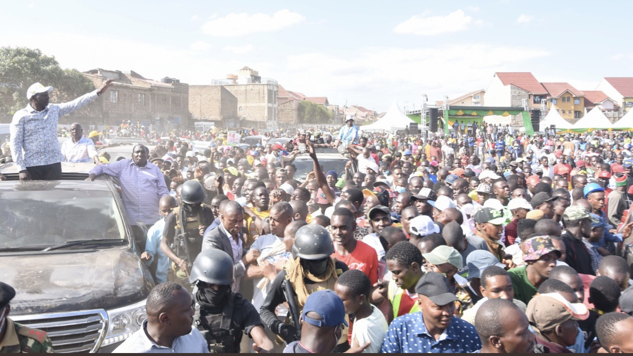 Teargas as Ruto’s Jacaranda rally disrupted, vows he won’t be intimidated