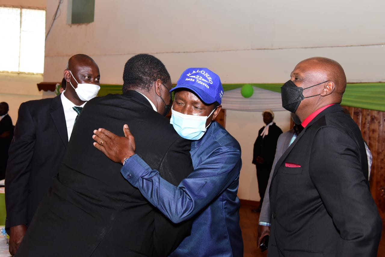 Kalonzo, Gideon Moi walk out of ANC Bomas meeting after arrival of UDA team