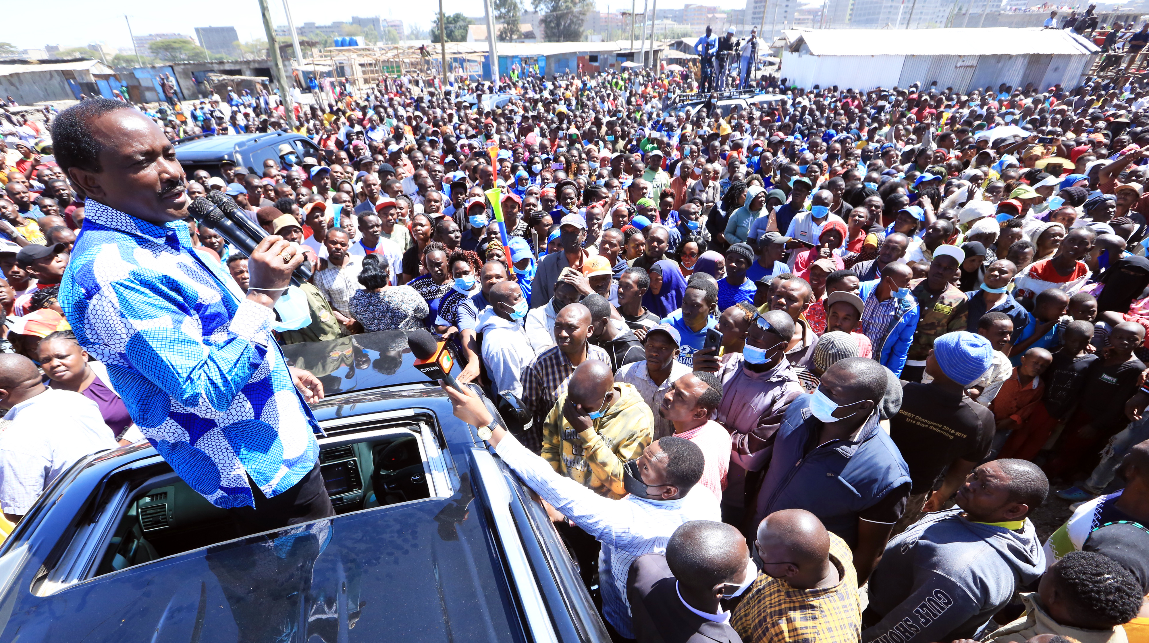 Kalonzo calls for Parliamentary probe on Mukuru Kwa Njenga demolitions