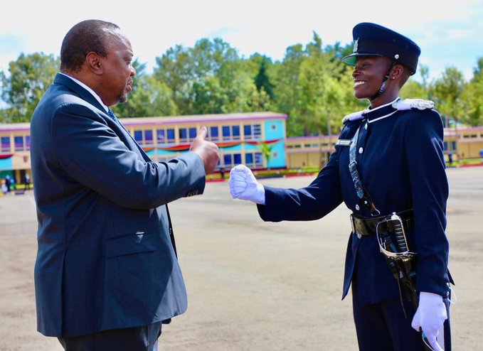 I will gladly take orders from my daughter in superior post, policeman says