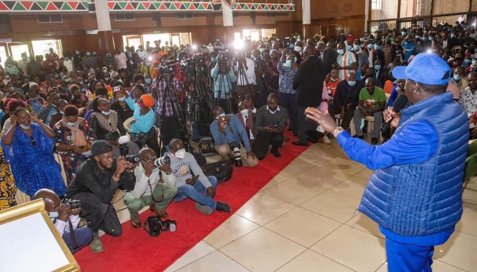 Raila tells off Ruto for linking him to Jacaranda rally chaos