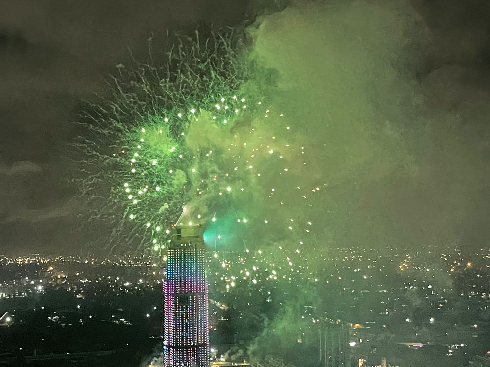 Nairobi Fireworks display for New Year 2022