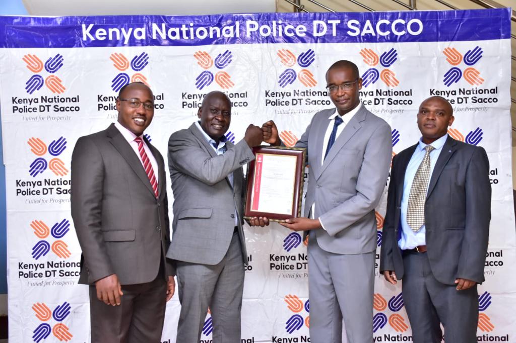 Kenya Police Sacco receives ISO certification for the third time
